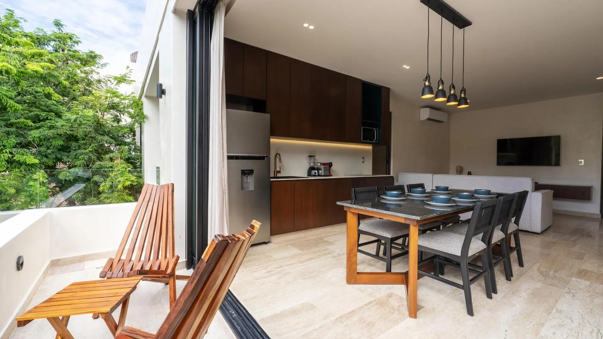 Apartmán Sleek Penthouse Escape With Rooftop Pool Mexiko